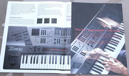 Roland-JD-800 and TR-505 brochures